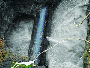 A utility leaking 100,000 litres a day from 15 kilometres of pipes in the summer may have an Infrastructure Leakage Index of 3, or three times worse than optimal ©Alliance for Water Efficiency