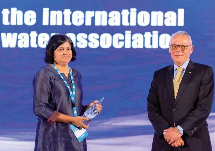 Dr Veena Srinivasan and Tom Mollenkopf